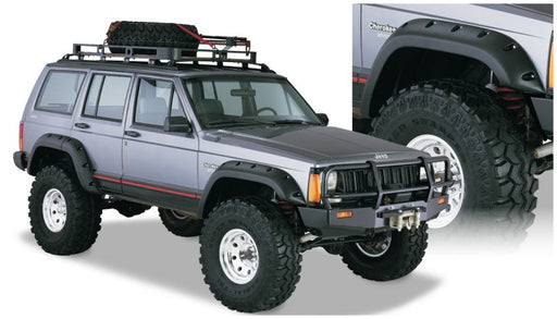 Bushwacker jeep cherokee cutout style flares - black