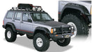 Gray jeep cherokee with black roof rack - bushwacker fender flares for jeep wrangler, ford bronco