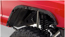 Black bushwacker flat style fender flares for 84-01 jeep cherokee