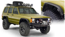 Bushwacker 84-01 jeep cherokee flat style fender flares - black