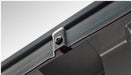 Metal door handle close up from bushwacker 95-04 toyota tacoma fleetside bed rail caps