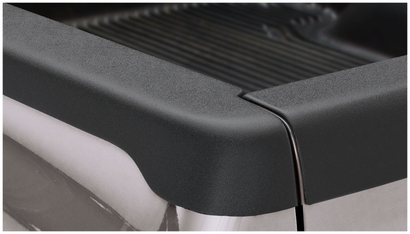 Black bed rail caps for toyota tacoma fleetside bed