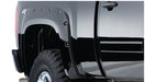 Black toyota tacoma fleetside cutout style fender flares with tire guard