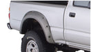 Bushwacker toyota tacoma fleetside fender flares with black tire cover