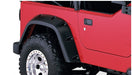 Red jeep tj with black pocket style fender flares - bushwacker 97-06 jeep wrangler 4pc