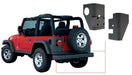 Bushwacker trail armor rear corners for jeep wrangler with black diamond pattern