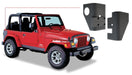 Bushwacker jeep wrangler trail armor rear corners - black diamond front bumper cover