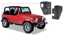 Bushwacker 97-06 jeep wrangler trail armor rear corners - black with side steps