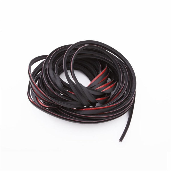 Black and red rubber cable for bushwacker 99-18 universal medium wiper style replacement edge trim - 9ft roll