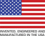 American flag with ’invented, engineered, and manufactured in the usa’ displayed on bushwacker universal wiper style edge trim