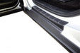 White jeep wrangler jl trail armor rocker panel and sill plate cover - black