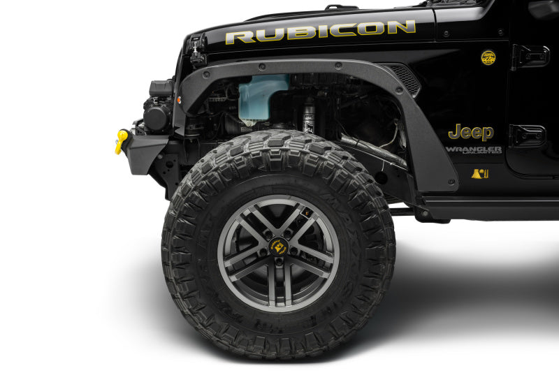 Bushwacker trail armor fender delete kit on rubicon jeep