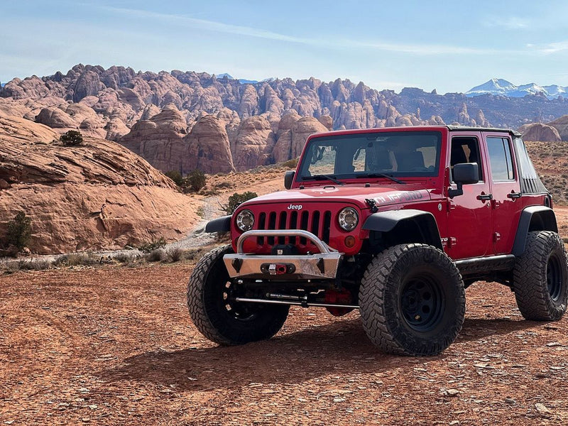 JK Aluminum Front Bumper — Featherweight Series