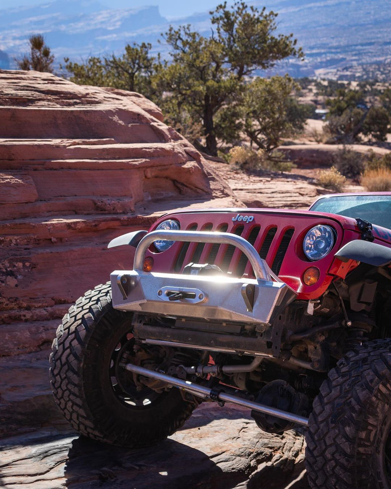 JK Aluminum Front Bumper — Featherweight Series