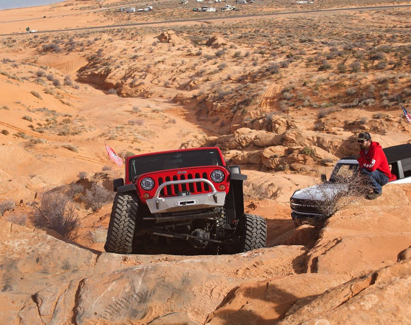 JK Aluminum Front Bumper — Featherweight Series