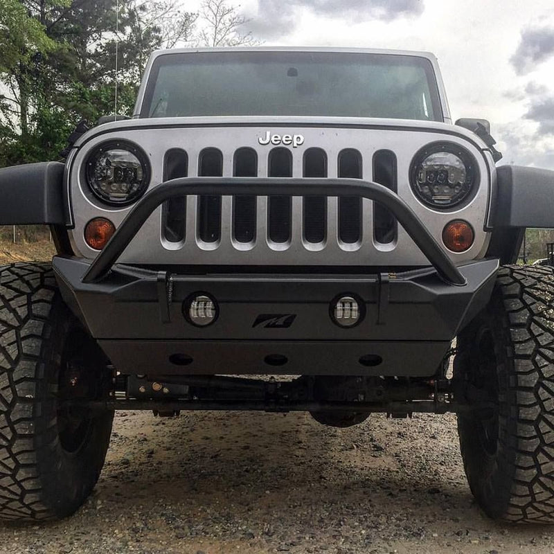 Hammer Front Bumper w/stinger and fog lights for Jeep JK / JKU