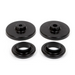 Daystar 3/4in Lift Kit - Black Plastic Knobs