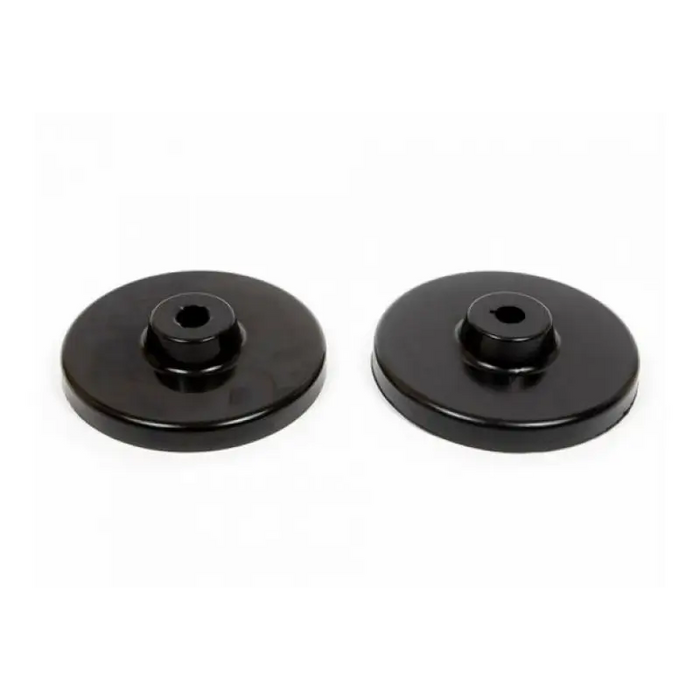 Black plastic knobs for Daystar Jeep Gladiator 4in lift kit.