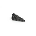 Black plastic screw on white background for Daystar Firewall Boot Single 3/8 Inch to 1 Inch Diameter Wire Bundles.