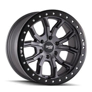 Dirty Life 9303 DT-1 17x9/5x127 BP/-12mm Offset/78.1mm Hub Matte Gunmetal Wheel - Sim