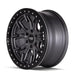 Dirty Life 9303 DT-1 17x9/5x127 BP/-12mm Offset/78.1mm Hub Matte Gunmetal Wheel - Sim