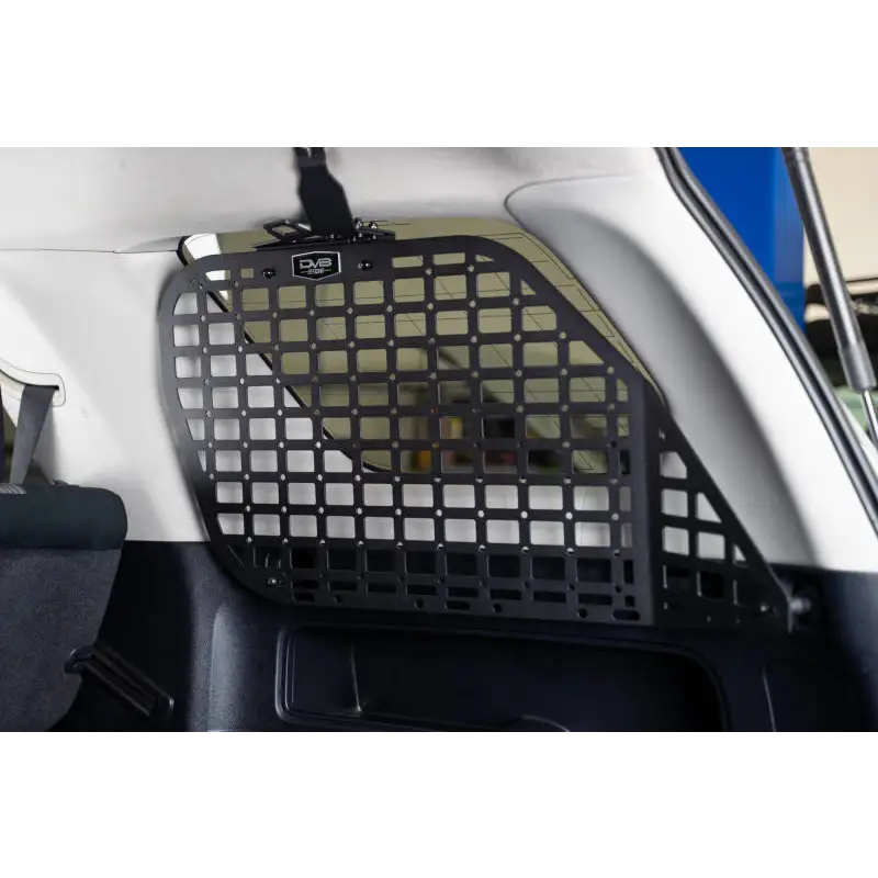 DV8 10-23 Toyota 4Runner Rear Window Molle Panels with basket on front seat