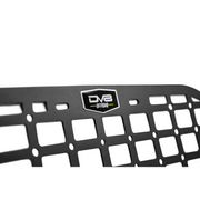 DV8 10-23 Toyota 4Runner Rear Window Molle Panels featuring front bumper plate for jeep.