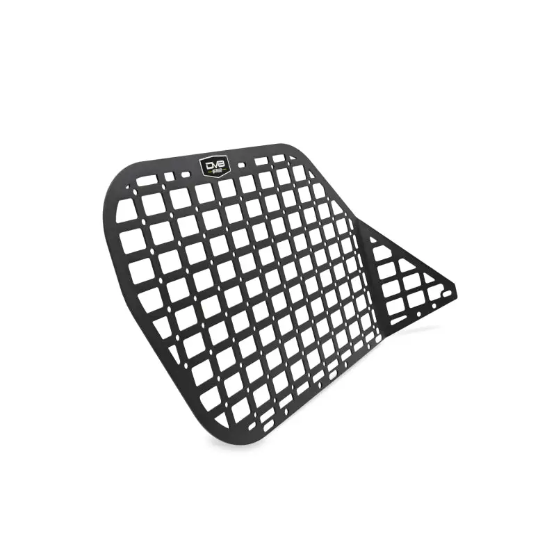 Black plastic motorcycle front fender pad for BMW R1, featured on DV8 10-23 Toyota 4Runner Rear Window Molle Panels