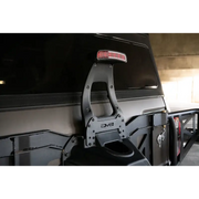 DV8 Ford Bronco 3rd Brake Light Extension Bracket with rear bumper mounted on truck