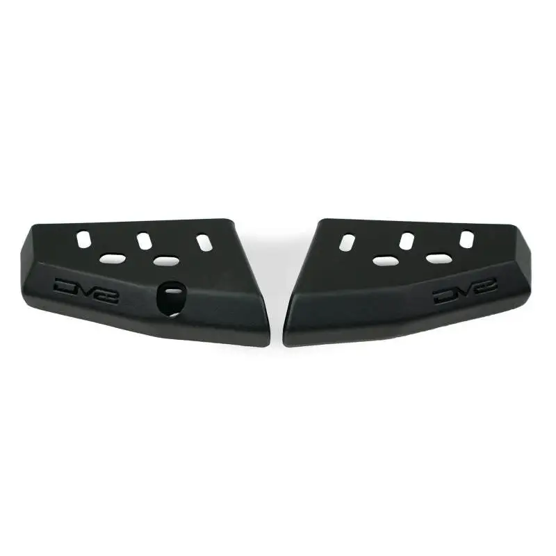 Pair of black front bumpers for BMW E90.