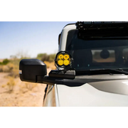 DV8 Ford Bronco A-Pillar Pod Light Mounts with Smiley Face Car Decal