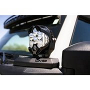 DV8 A-Pillar Pod Light Mount for Ford Bronco with front light on jeep