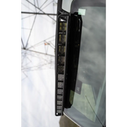 DV8 21+ Ford Bronco Curved Light Bracket rear view mirror alt=text.