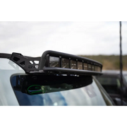 Ford Bronco with Light Bar on DV8 21+ Curved Light Bracket for 12 3in. Pod Lights