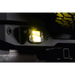 DV8 3-Inch Elite Series LED Amber Flush Mount Pod Light for Jeep Wrangler and Ford Bronco - Front light close up