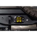 DV8 3-Inch Elite Series LED Amber Flush Mount Pod Light for Jeep Wrangler - Close Up Yellow Light