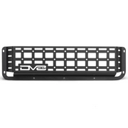 Black license plate with white logo on DV8 Offroad Molle Door Pocket for Lexus GX 470.