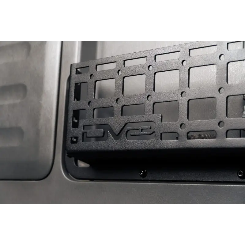 DV8 Offroad 03-09 Lexus GX 470 Molle Door Pocket front bumper plate with number plate removed