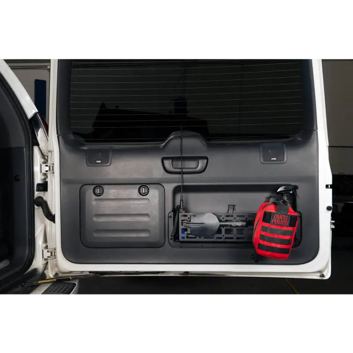 DV8 Offroad 03-09 Lexus GX 470 Molle Door Pocket cargo net van interior.