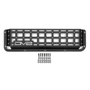 Close up of black license plate with screws on DV8 Offroad 03-09 Lexus GX 470 Molle Door Pocket