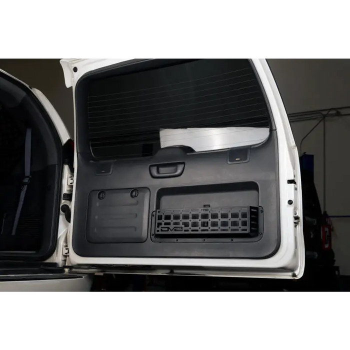 DV8 Offroad Lexus GX 470 Molle Door Pocket with Cargo Net in White Van