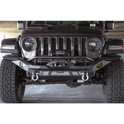 Dv8 offroad mto series front bumper for jeep wrangler with bumper and bumper bar
