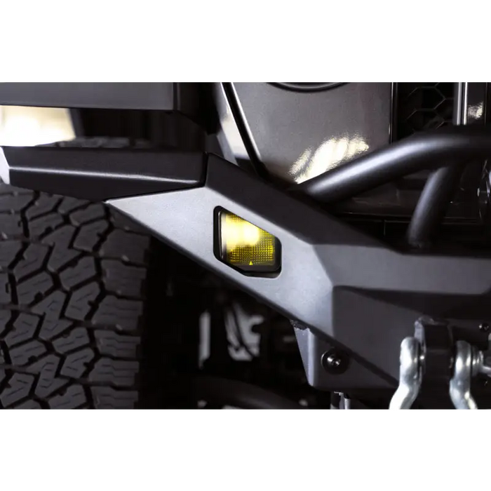 Dv8 offroad mto series front bumper mount on jeep wrangler - seo-friendly alt text