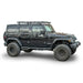 Black Jeep with Roof Rack from DV8 Offroad 07-18 Jeep Wrangler JK 4 DR / JL 2 DR & JT / 18+ Gladiator
