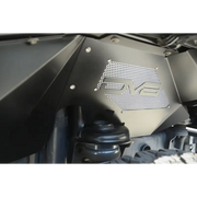 Close up of motorcycle fender on DV8 Offroad Jeep Wrangler JK Front Inner Fender