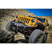 DV8 Offroad Jeep Wrangler JK Front Aluminum Inner Fender - Black with rock climbing system