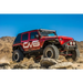 Red Jeep with White Stripe - DV8 Offroad Rear Flat Tube Fenders