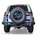 DV8 Offroad 07-18 Jeep Wrangler JK Full Length Rear Bumper with Tire Cover