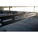 Black box with company logo on DV8 Offroad Jeep Wrangler JK Roof Rack.