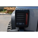 Close up of DV8 Offroad 07-18 Jeep Wrangler JK Horizontal LED Tail Light radio.